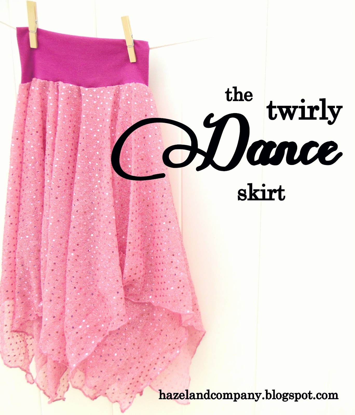 hazel and company twirly dance skirt tutorial