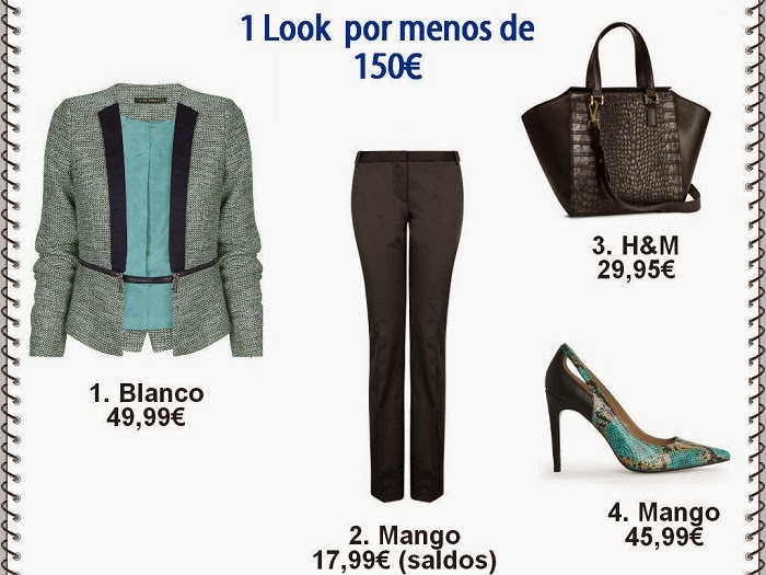 blog de moda, blogue de moda, beleza e lifestyle, consultoria de imagem, dicas de imagem pessoal, valorização pessoal, moda, fashion blog, portugal, outfit, look, trendy, clássico, elegante e sofisticado, biótipo, morfologia, alongar e adelgaçar, mango, blanco, hm, sugestões de peças de roupa, aconselhamento vestimentar, animal print, snake skin, croco, preto, azul turquesa, tweed, blazer, calças pretas, pumps, stilettos, escarpins, blogs de moda, style statement