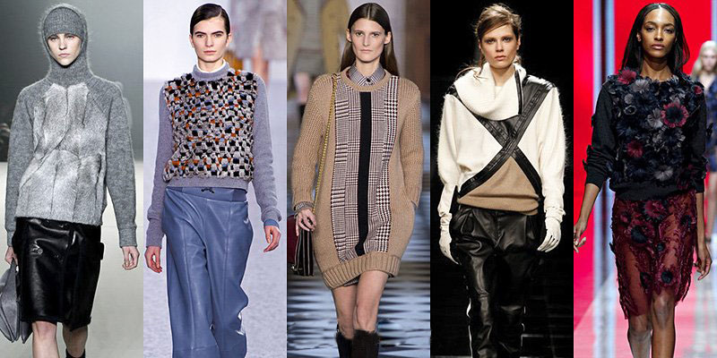 Fall Winter 2013 Women's Fashion Sweaters Trends