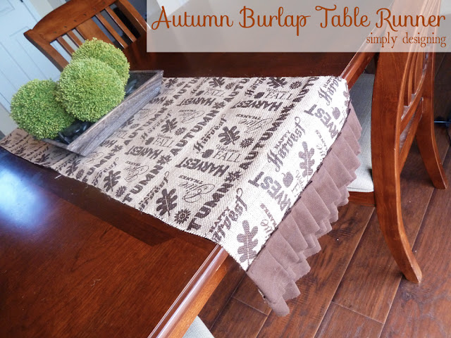Autumn Harvest Burlap Table Runner | perfect fall or Thanksgiving table decor for a tablescape | #falldecor #thanksgiving #turkeytablescapes #burlap Autumn Harvest Burlap Table Runner | perfect fall or Thanksgiving table decor for a tablescape | #falldecor #thanksgiving #turkeytablescapes #burlap