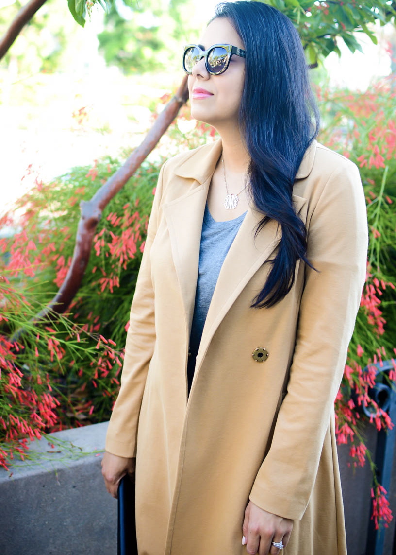 Fall Staples Ensemble San Diego 2015 blogger, big black sunnies, perfect semi casual fall outfit, fall 2015