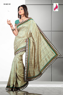 Bhagalpuri Silk border work sari-50