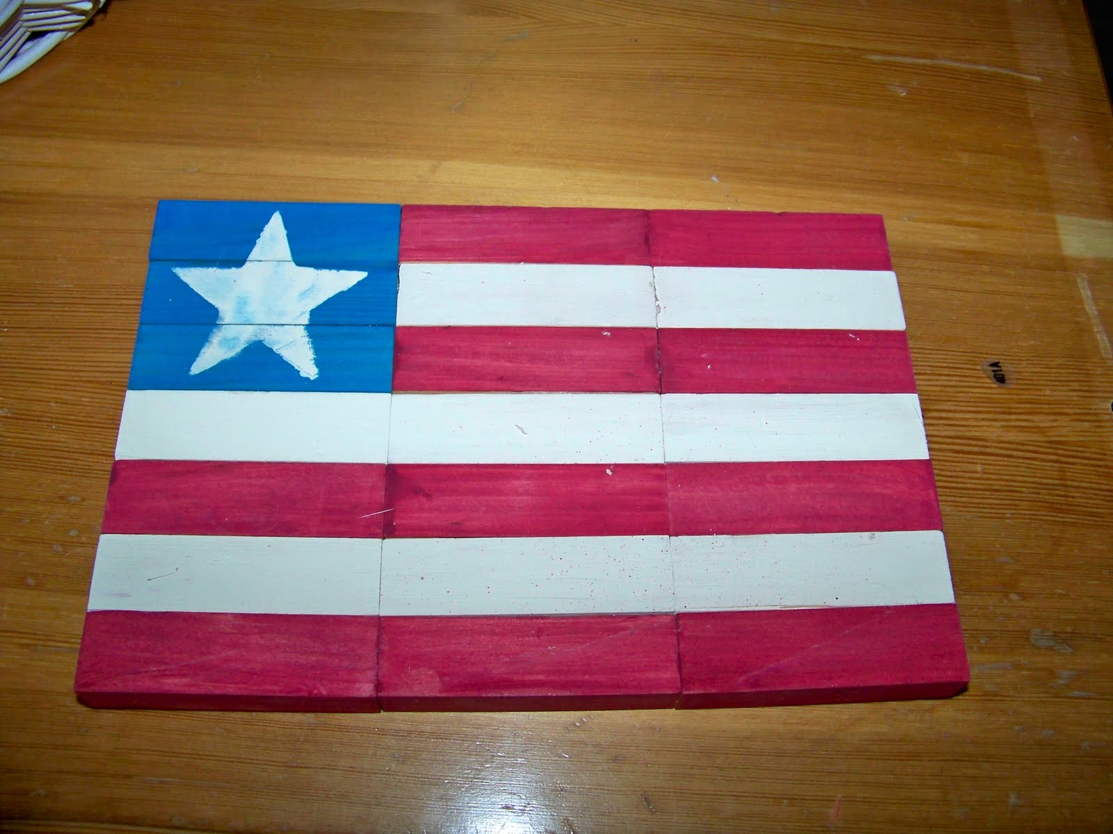 Crafty Confessions "Jenga" Block Flag Hanging