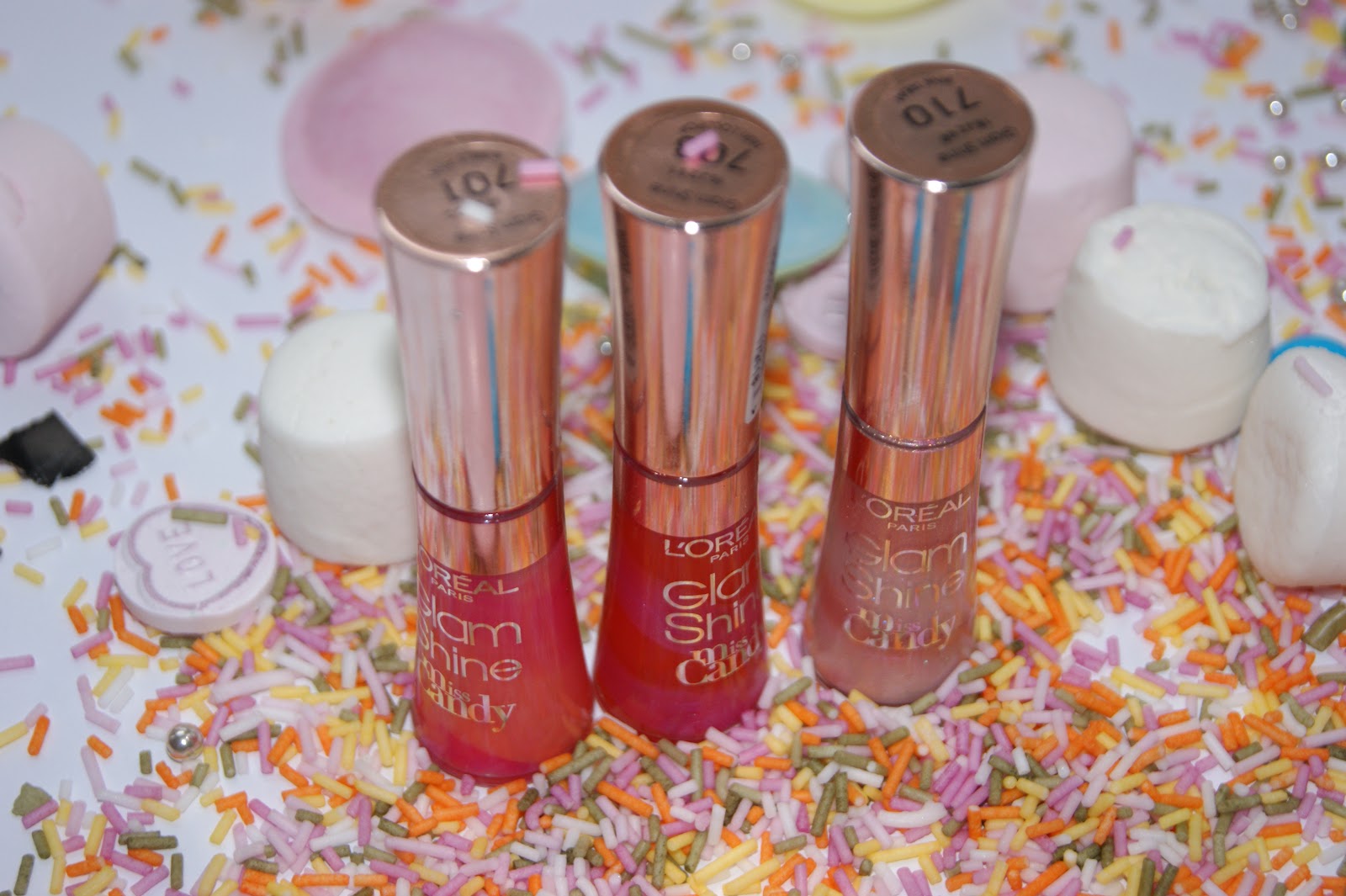L'Oreal Miss Candy Glam Shine Lip Glosses Part 2 - Review