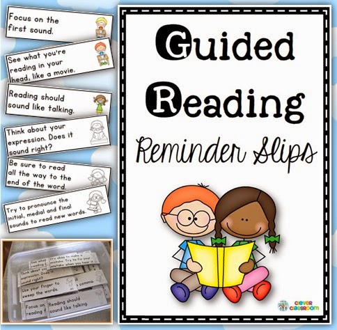 Guided Reading Skill Reminders Guided Reading Skill Reminders