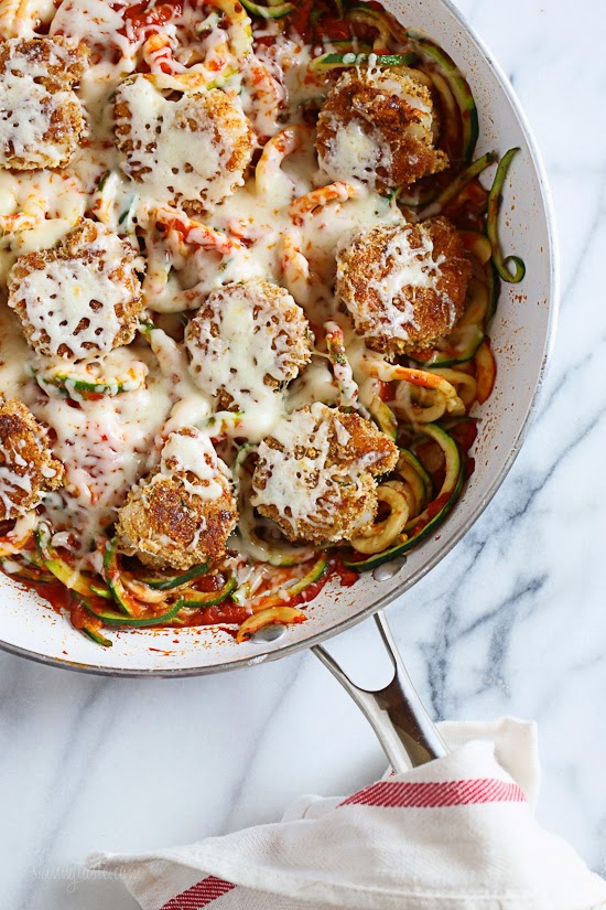 Shrimp Zoodles Parmesan for Two Shrimp Zoodles Parmesan for Two – an easy, healthy meal in under 30 minutes!