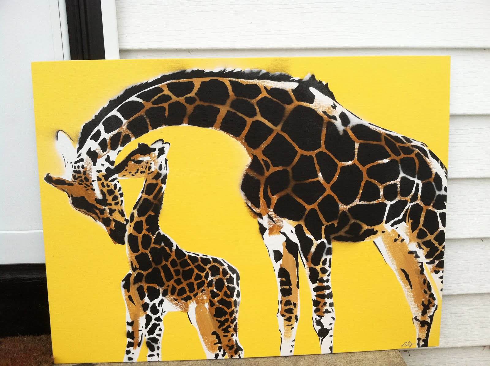 Spicolli Design Giraffe stencil