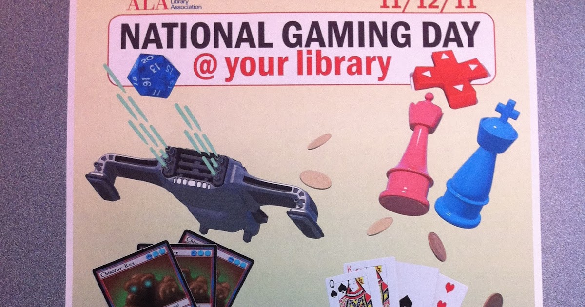 Teen & Young Adult Zone Get ready...National Gaming Day is coming!!