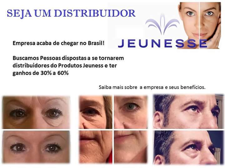 Conheça e cadastre-se na Top Empresa de Produtos Anti-Envelhecimento, Saúde e Beleza a Jeunesse!!