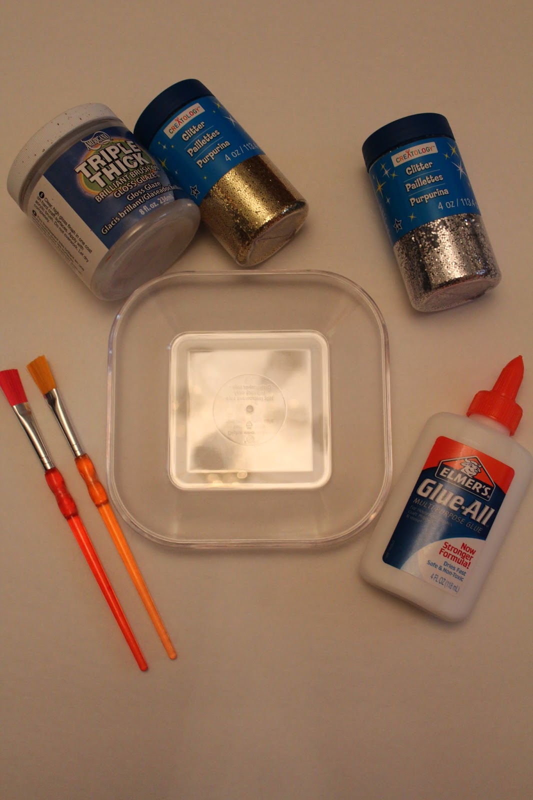 DIY Glitter Jewelry Dish Sunny Days & Starry Nights