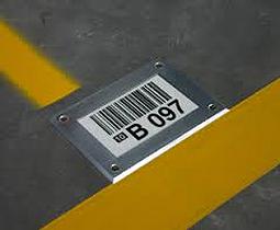 floor barcode warehouse location tape plates barcodes its marking rugged overhead