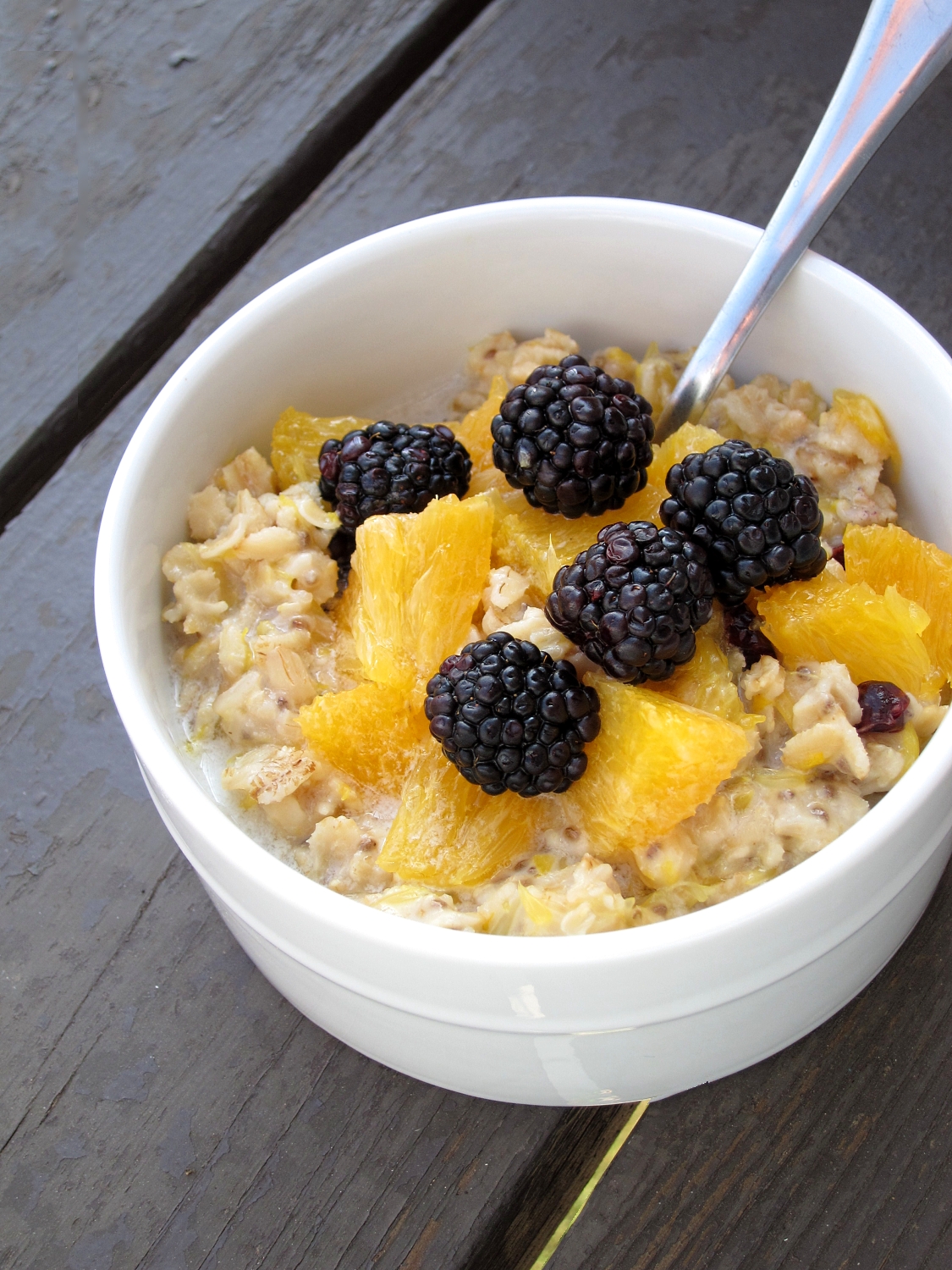 The Oatmeal Artist Orange Blackberry Oatmeal