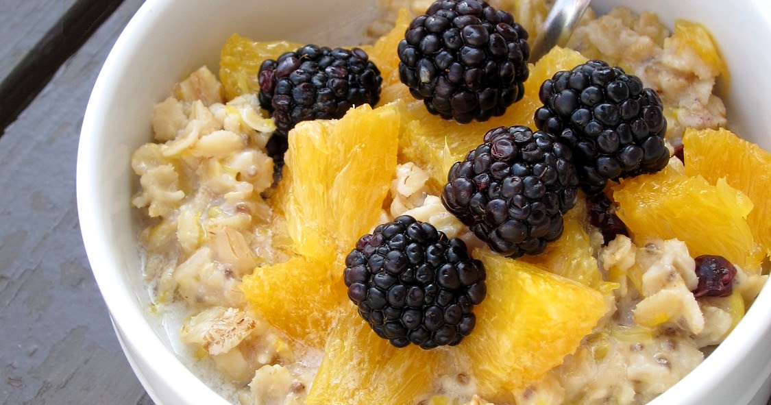 The Oatmeal Artist Orange Blackberry Oatmeal