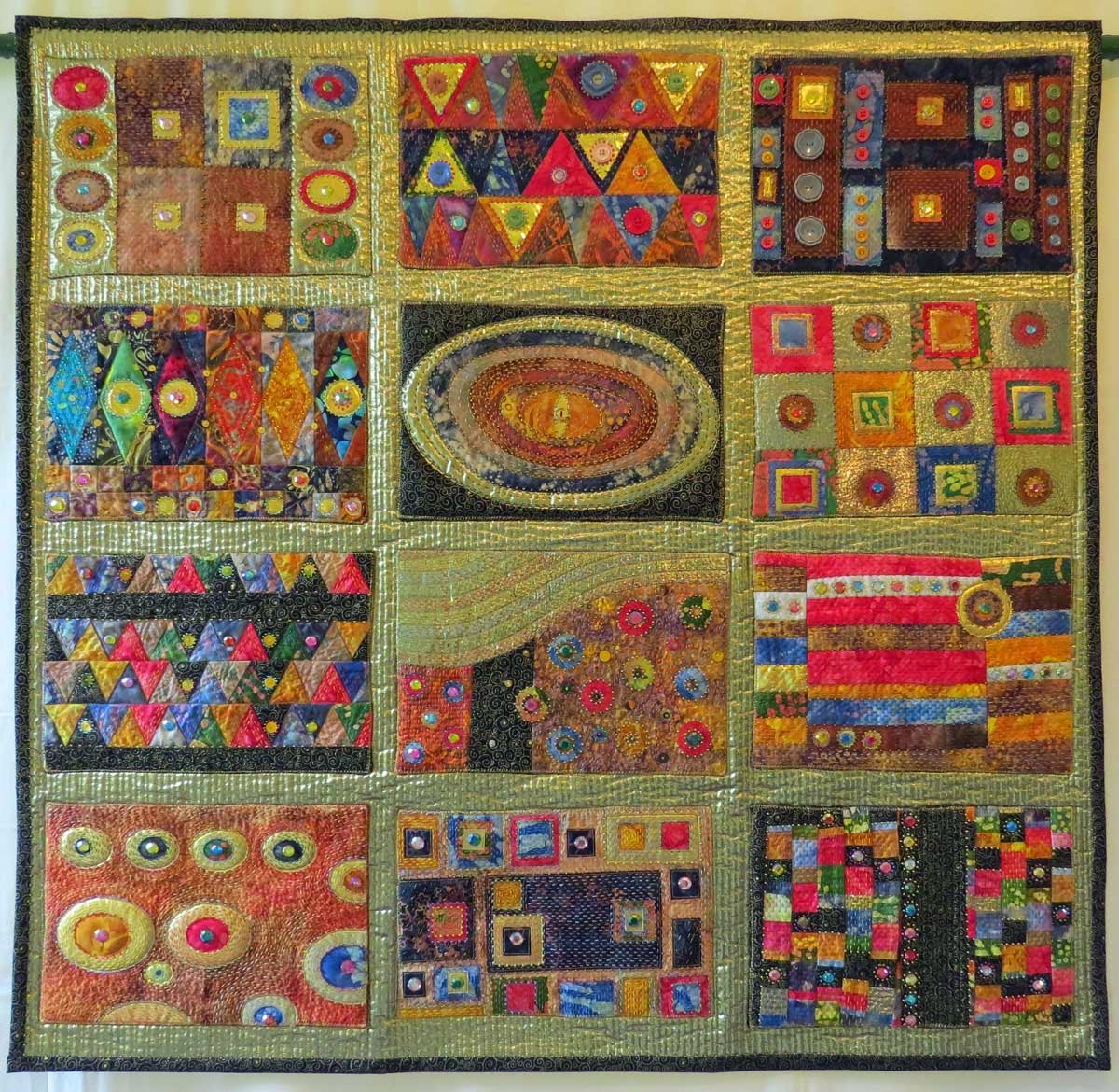 Frieda Oxenham British Quilt and Stitch Village Show Championship Quilt