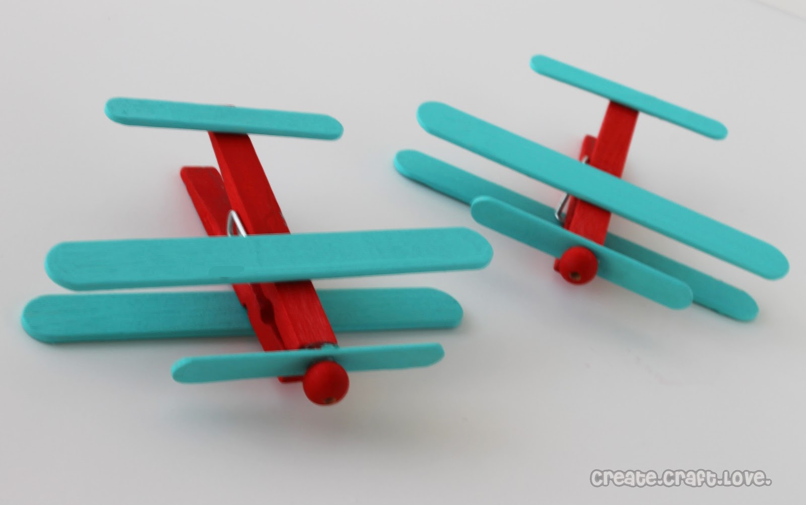 clothespin airplanes party favors create craft love