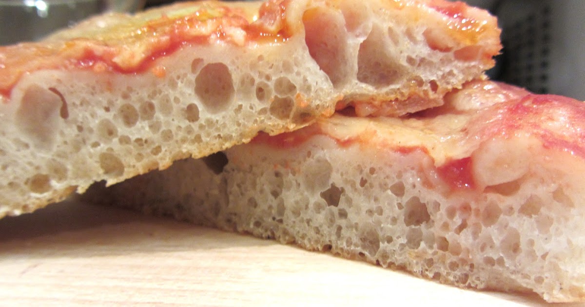 fior di basilico Pizza Bonci al trancio con pasta madre... a modo mio.