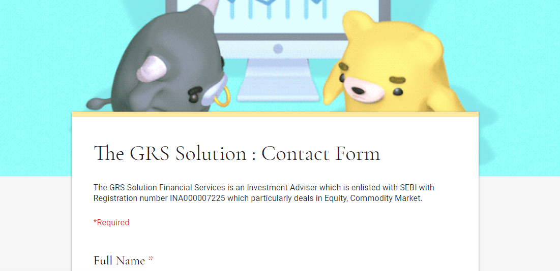 The GRS Solution | Registration Form