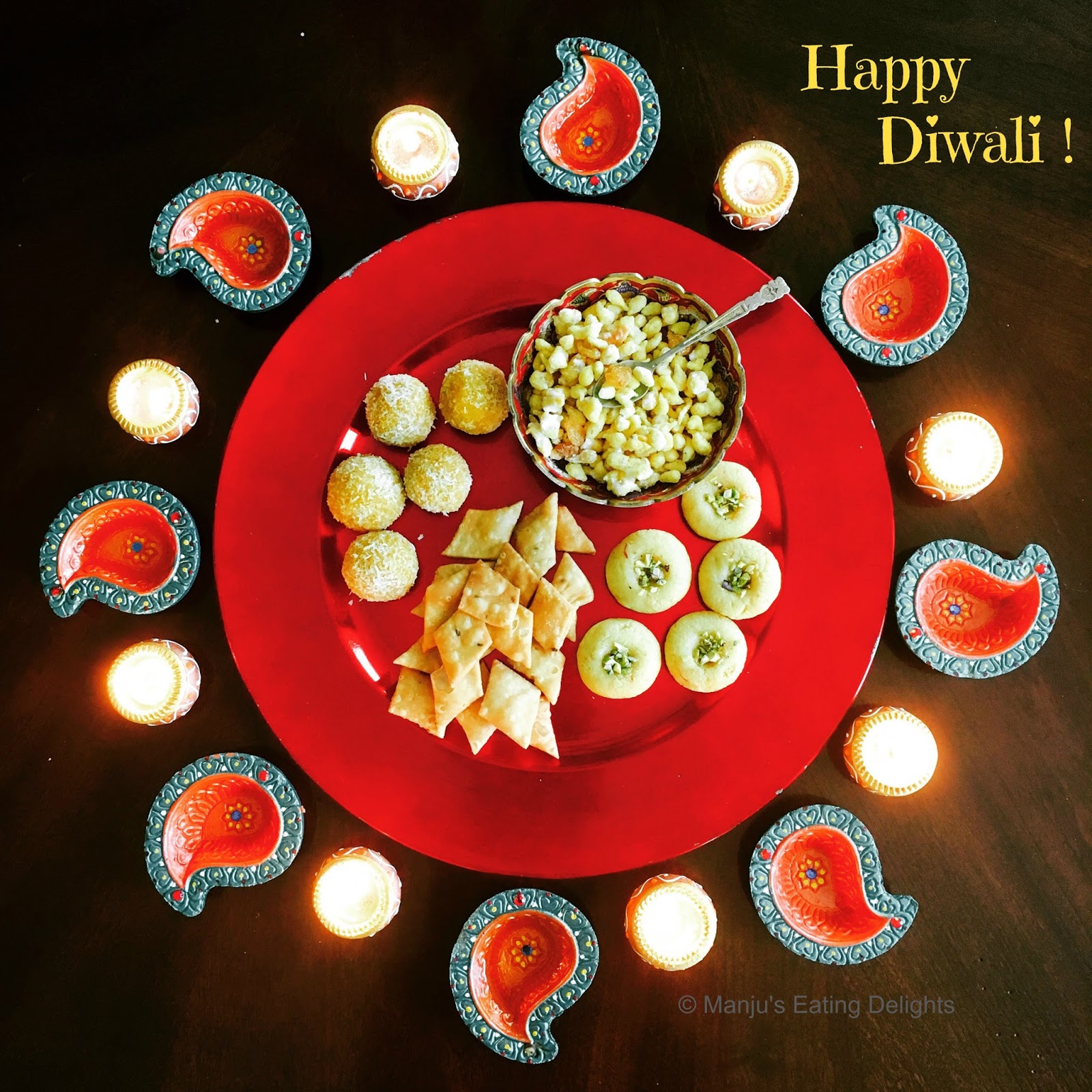 Manju's Eating Delights Kesar Badam Peda Diwali special sweet with