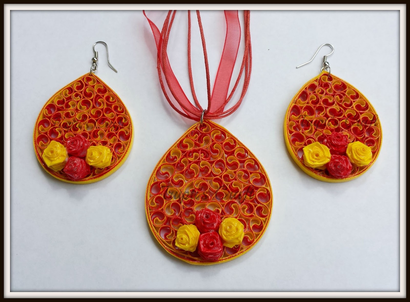 Trupti's Craft Paper Quilling Jewelry