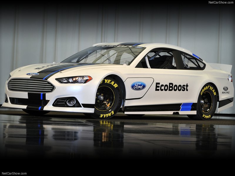The 2013 Ford Fusion NASCAR Sprint Cup car unveiled as part of the 