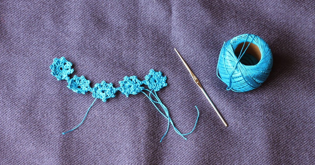 ニコ編みのブログ Smiley Crochet: お花のガーランド♪