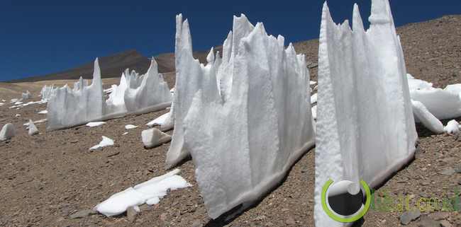 Argentina: Formasi salju setinggi 16 meter
