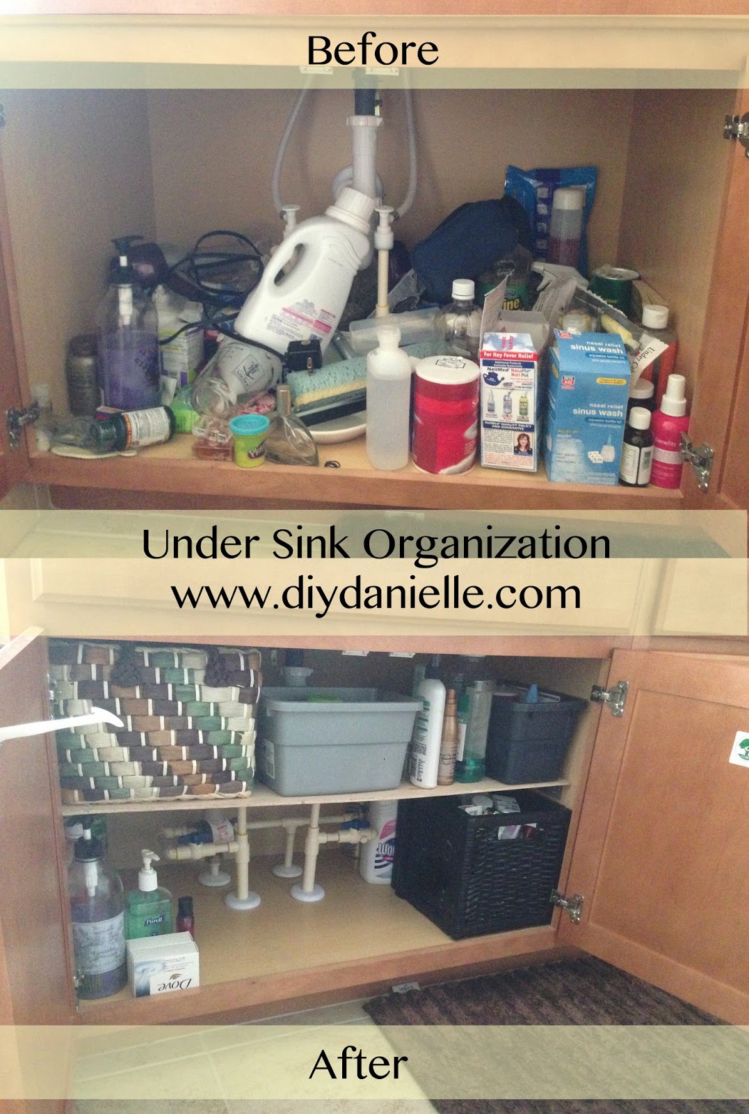Under Sink Organizer DIY Danielle