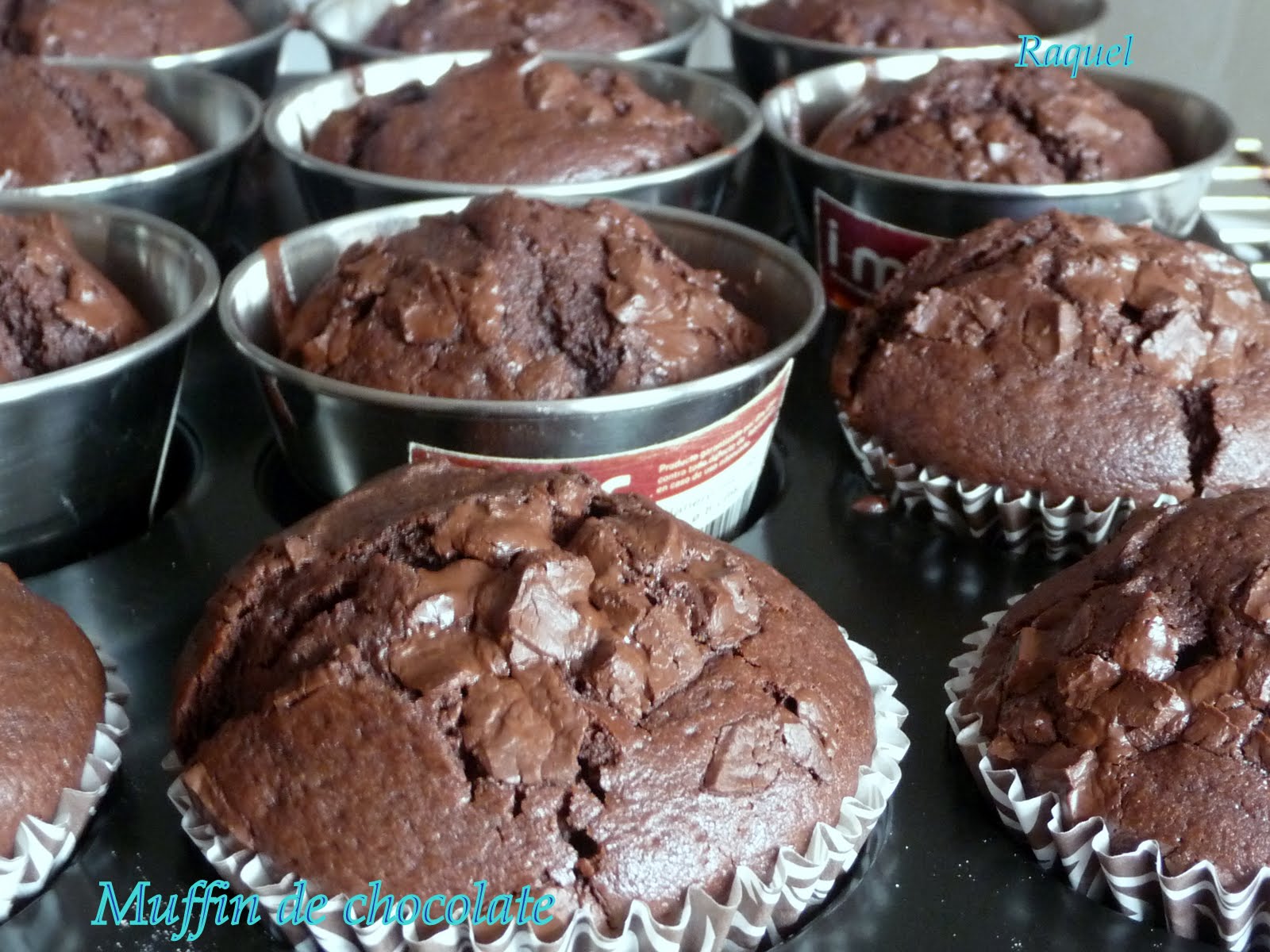 Las recetas de Raquel Muffins de chocolate ( tipo Starbucks)