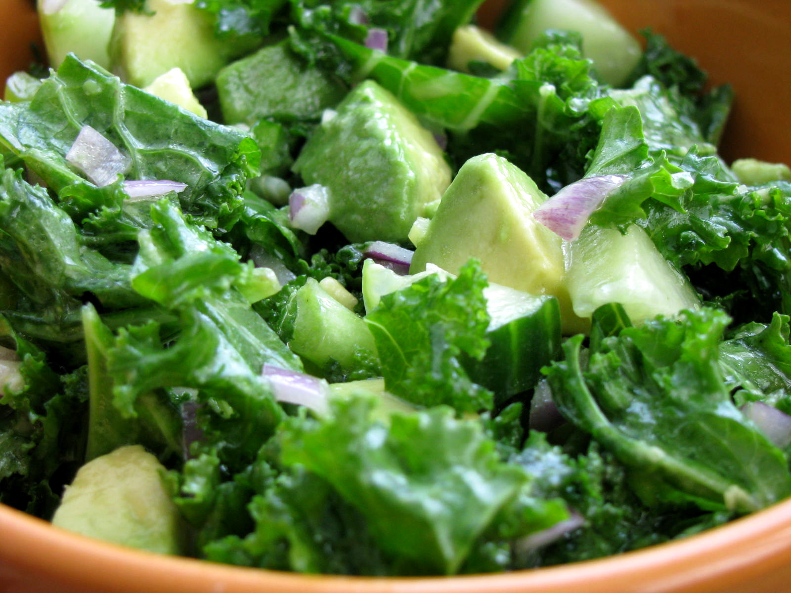 Manolos to Asolos Kale and Avocado Salad