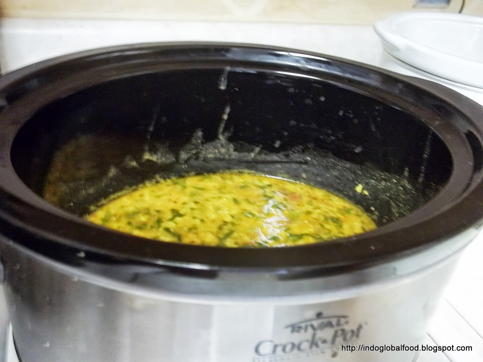 Healthy Tadka Dal with Spinach Using Slow Cooker