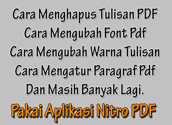 Cara Mengedit Goresan Pena File Pdf Di Nitro Pdf Ngeeneet