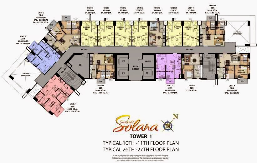 Tower 1 With Sky Garden Solana Condominium Tower 1 Open Sky Garden
