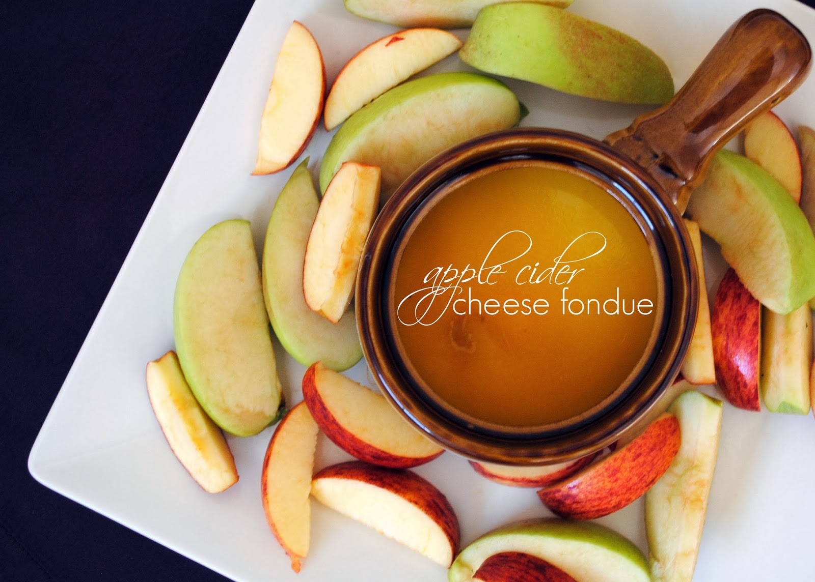 A Clove of Garlic, A Pinch of Salt AppleCider Cheese Fondue