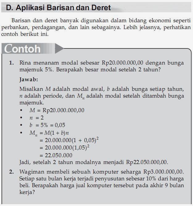 Rpp Barisan Dan Deret Aritmatika Kurikulum 2013 Pdf Sedang