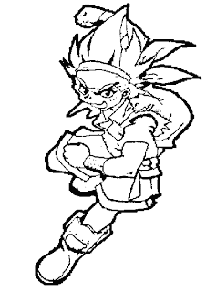 coloriage beyblade : dessin a colorier beyblade gratuit