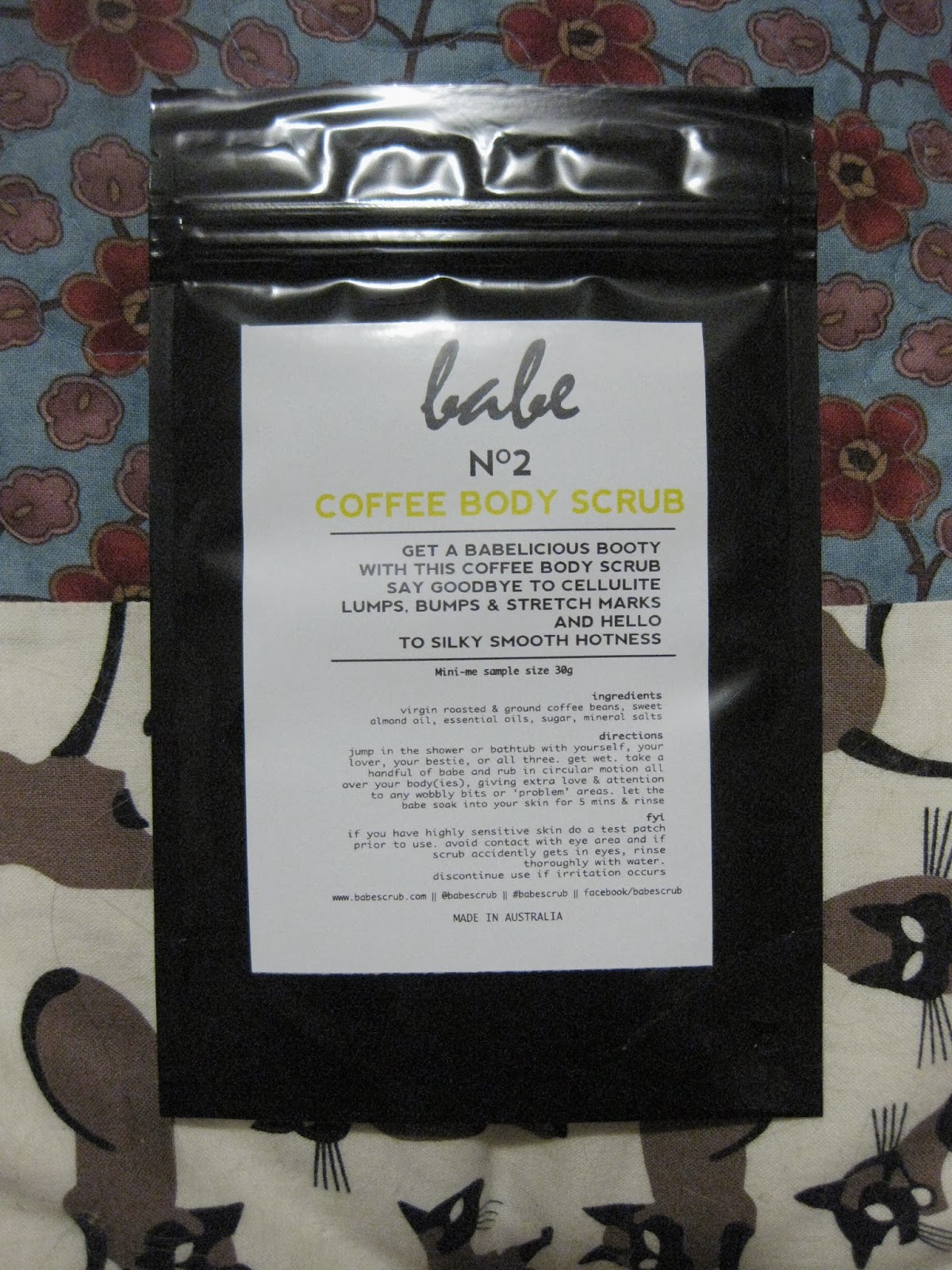 Review Babe No.2 Coffee Body Scrub