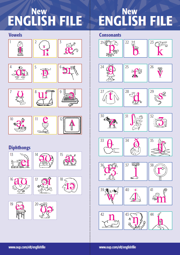Interactive Phonemic Chart American English