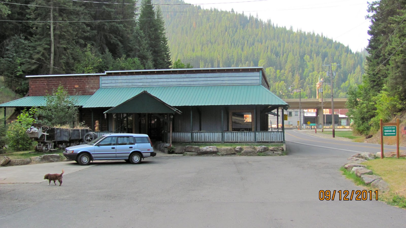 America by RV Wallace RV Park in Wallace, Idaho and The Hiawatha Bike