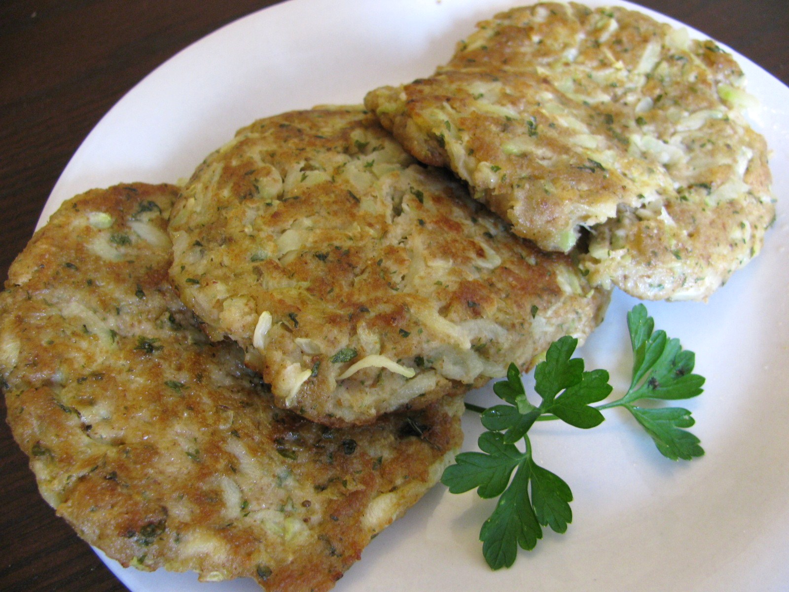 Sugarplum's Kitchen Mock Crab (Zucchini) Cakes