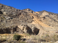 View west on Fish Canyon access trail through Vulcan Materials Azusa Rock quarry View west on Fish Canyon access trail through Vulcan Materials Azusa Rock quarry