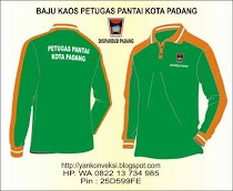 BAJU KAOS LAPANGAN PENJAGA PANTAI PADANG PESANAN DISBUDPAR KOTA PADANG. ANDA MAU PESAN HP WA. 0822