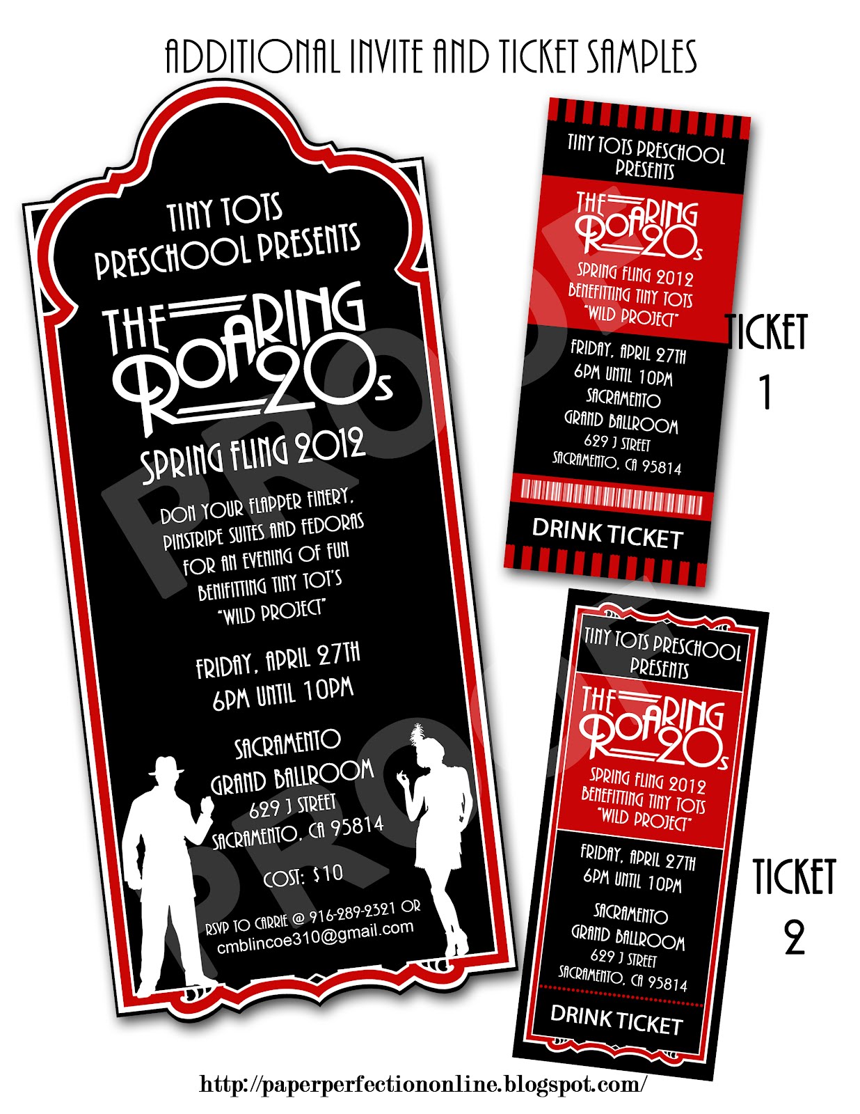 Paper Perfection Roaring Twenties 1920s Party Invitations And Party Printables 1920s Invitation Template Free
