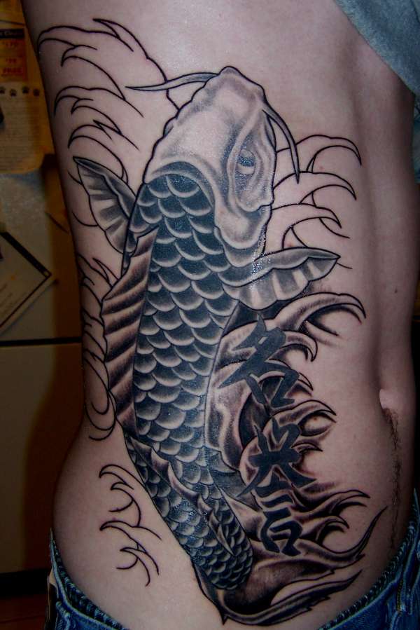Koi Fish Rib Cage Tattoos Beauty Tattoo Art Beauty Tattoo Style