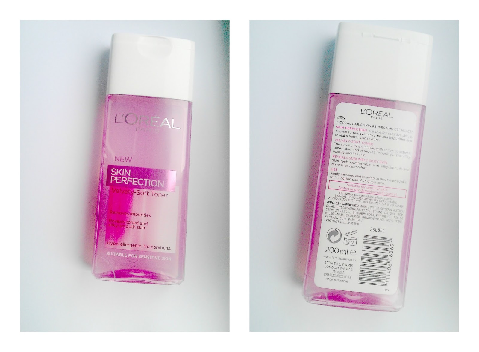 L'Oreal Skin Perfection VelvetySoft Toner Review Lotte's Beauty Box