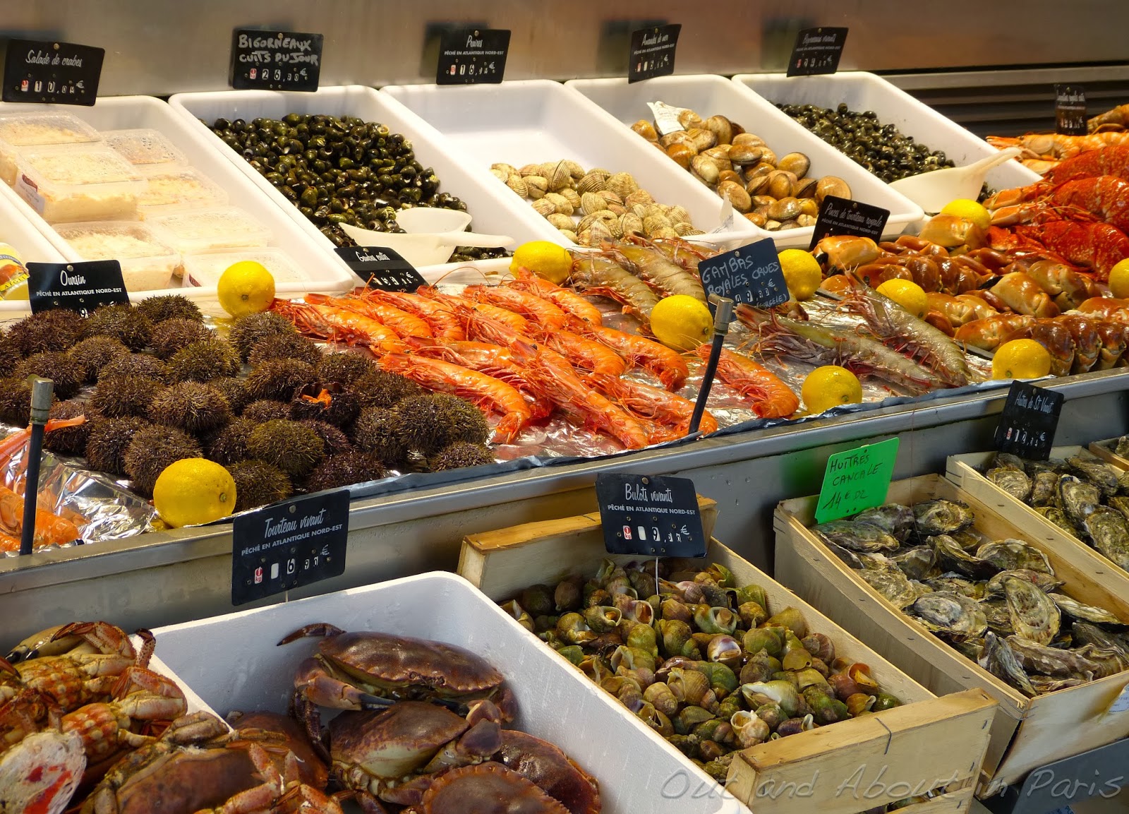 Sunday's video The Seafood Market in Trouville, Normandy