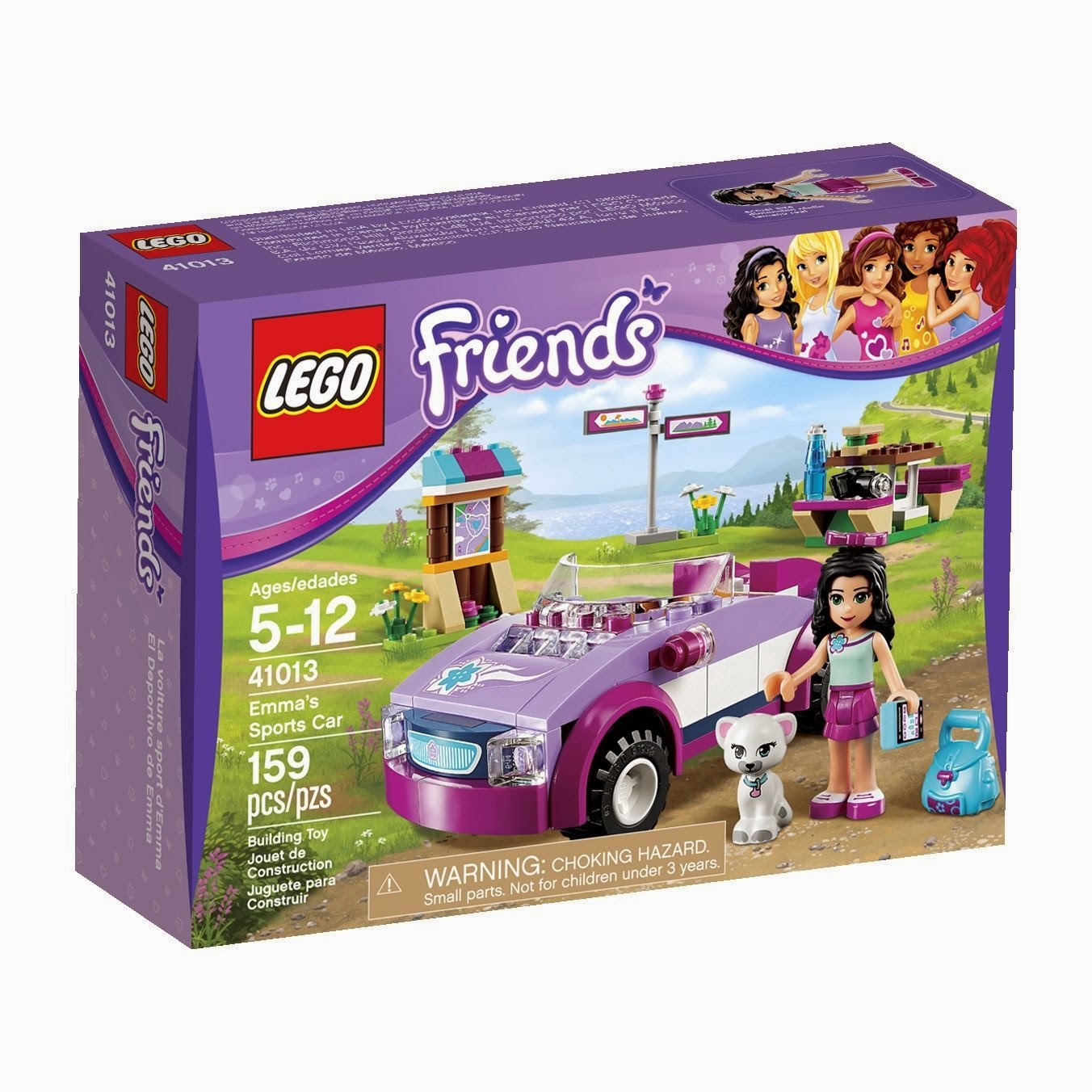 My Lego Style LEGO Friends Emma's Sports Car 41013