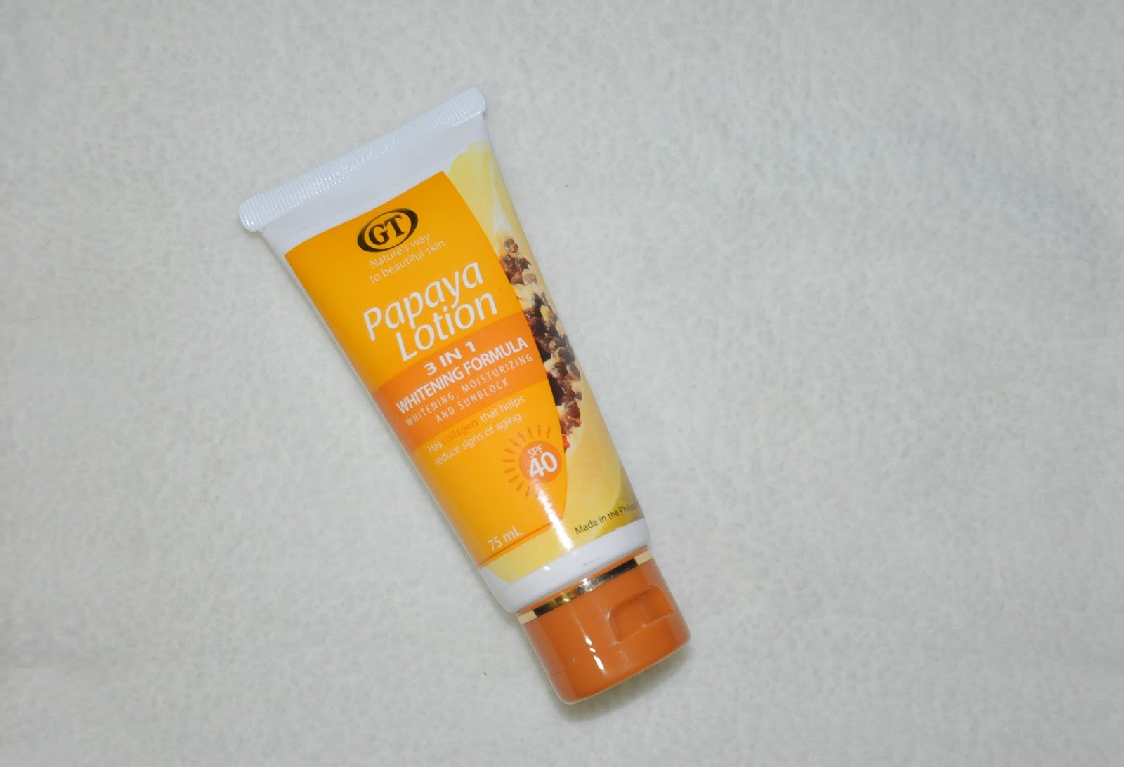 GT Cosmetics Papaya Lotion Venus Smileygal