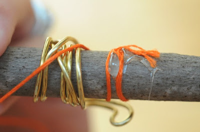 Herramienta de joyería de rama, alambre e hilo envuelto Herramienta de joyería de rama, alambre e hilo envuelto