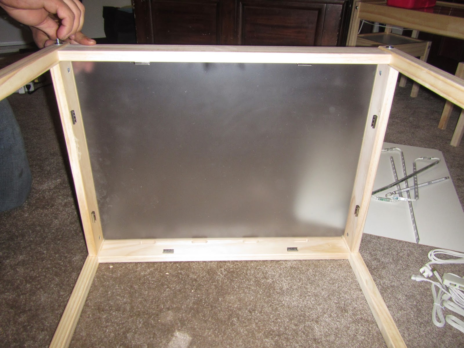 Hobby Mommy Creations DIY Light Table IKEA Hack