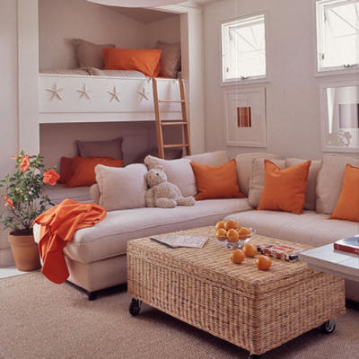 Sofa Pillows - Blog About Sofa Throw Pillows: Orange Sofa Pillows